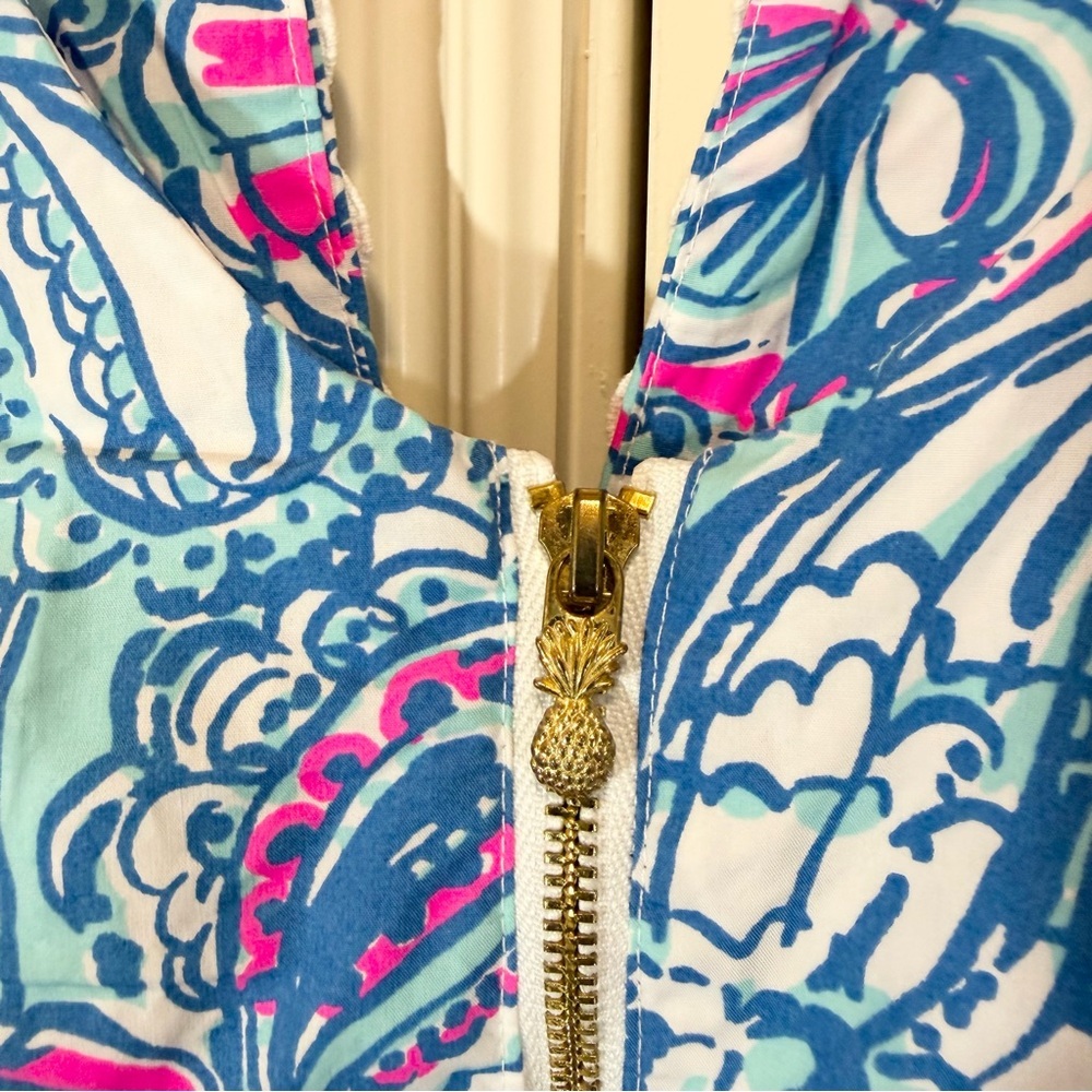 Lilly Pulitzer My Fans Shift Dress Lilly Pulitzer for Target pineapple pull - Picture 9 of 12